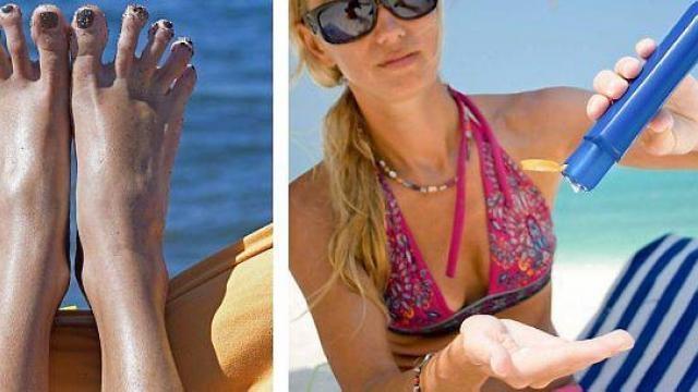 Huile de bronzage ou écran total ? 