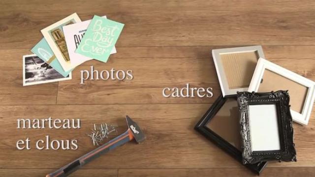Tuto vidéo : (re)décorer votre salon avec un mur de cadres 